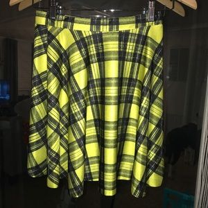 Plaid skirt